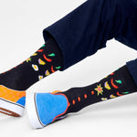 Calcetines Pizza Invaders - ECRU