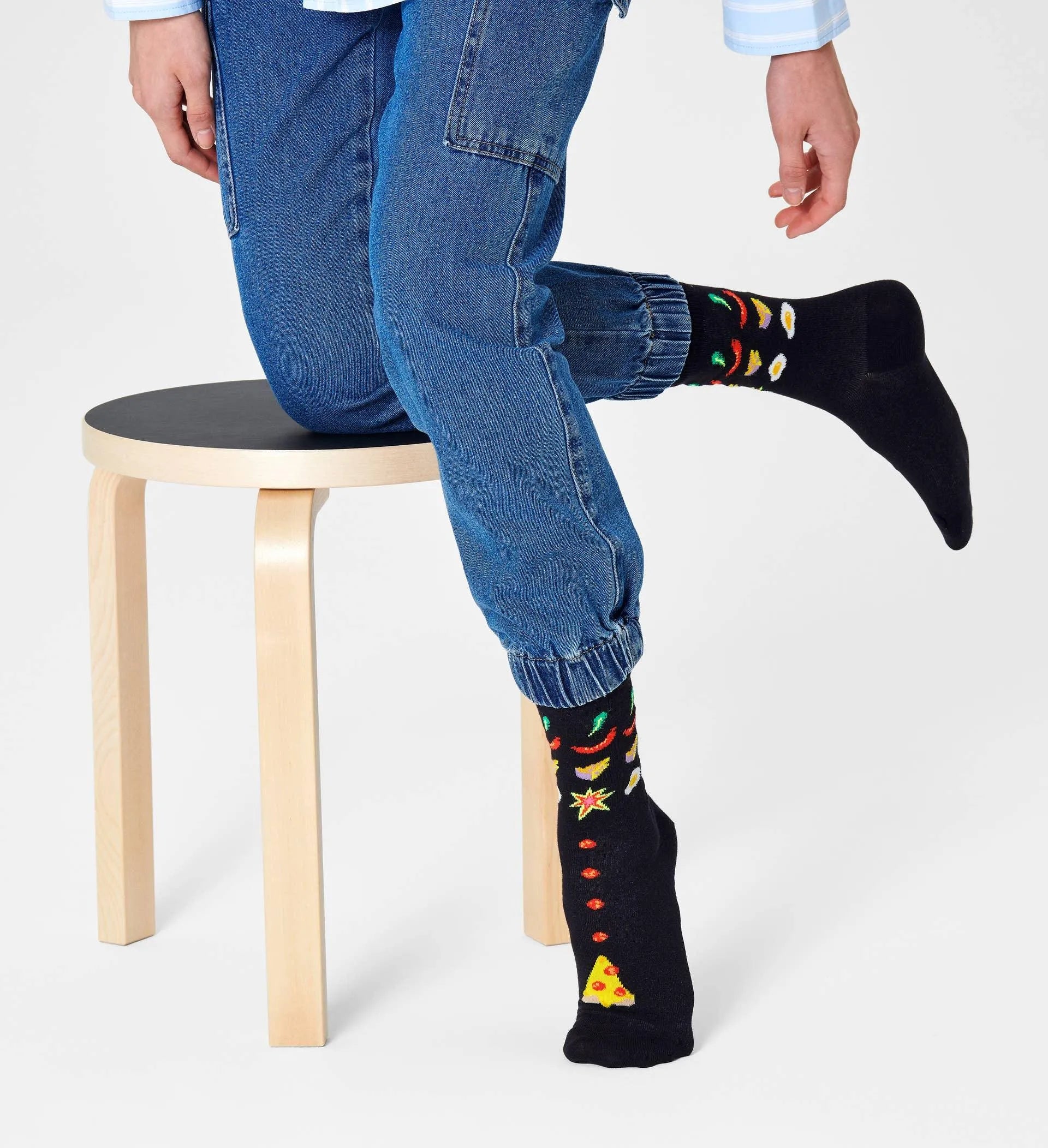 Calcetines Pizza Invaders - ECRU