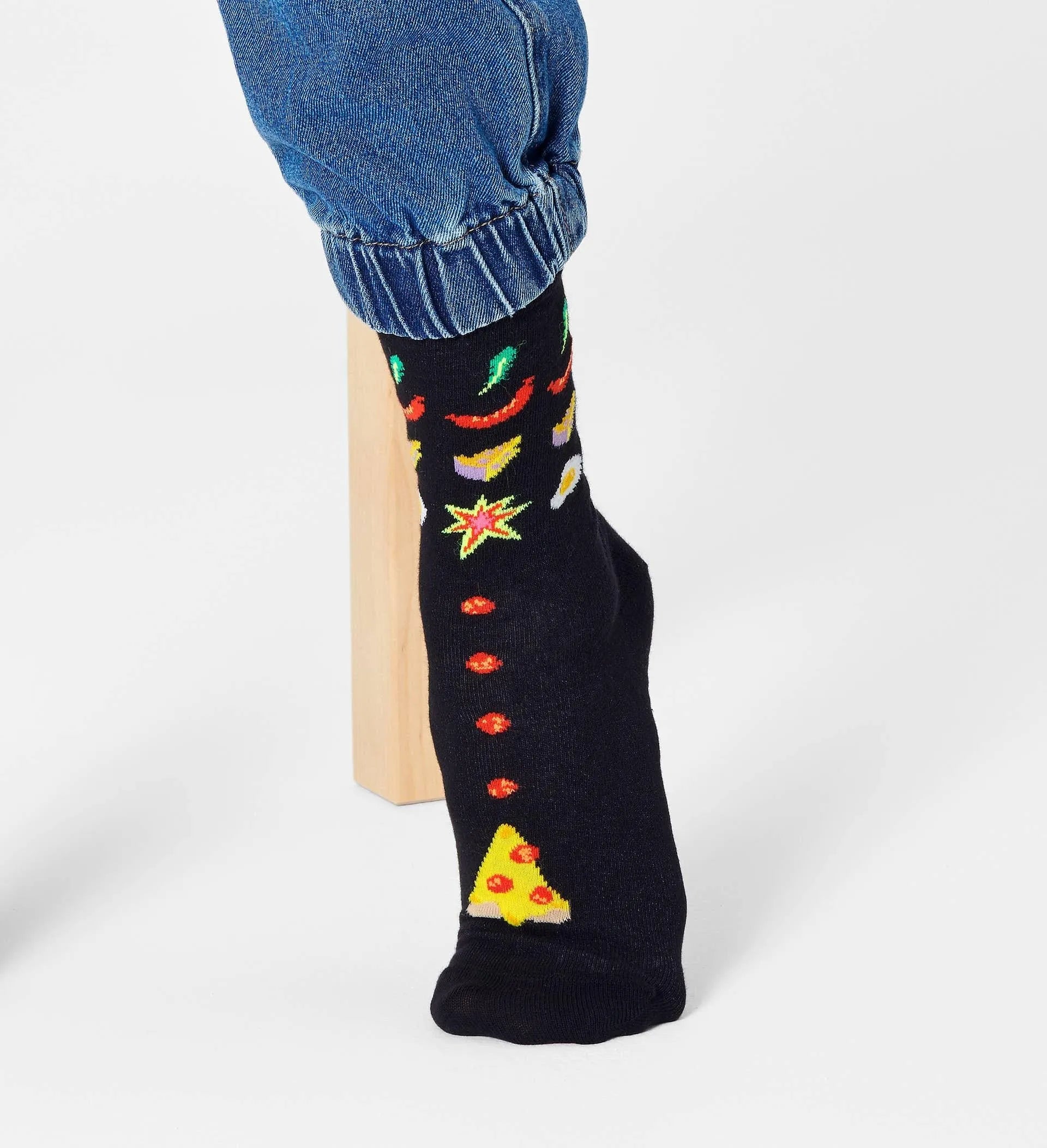 Calcetines Pizza Invaders - ECRU