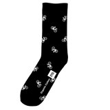 Calcetines Sigtuna Bike Pattern Negro - ECRU