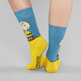 Calcetines Sigtuna Charlie Brown Yellow - ECRU