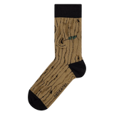 Calcetines Sigtuna Log Brown - ECRU