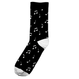 Calcetines Sigtuna Notes Black - ECRU