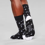 Calcetines Sigtuna Notes Black - ECRU
