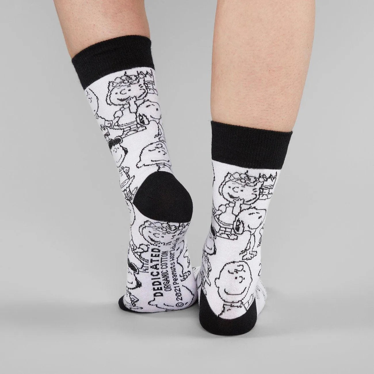 Calcetines Sigtuna Peanuts AOP White - ECRU