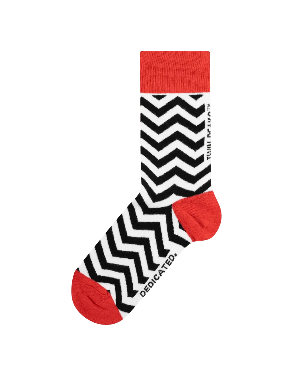 Calcetines Sigtuna ZigZag Red - ECRU