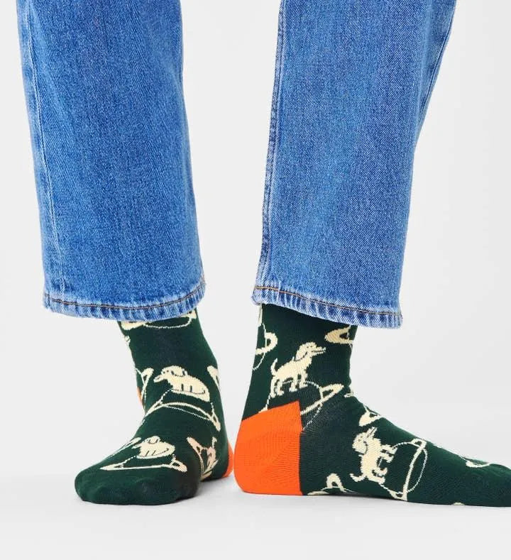 Calcetines Space Dog - ECRU