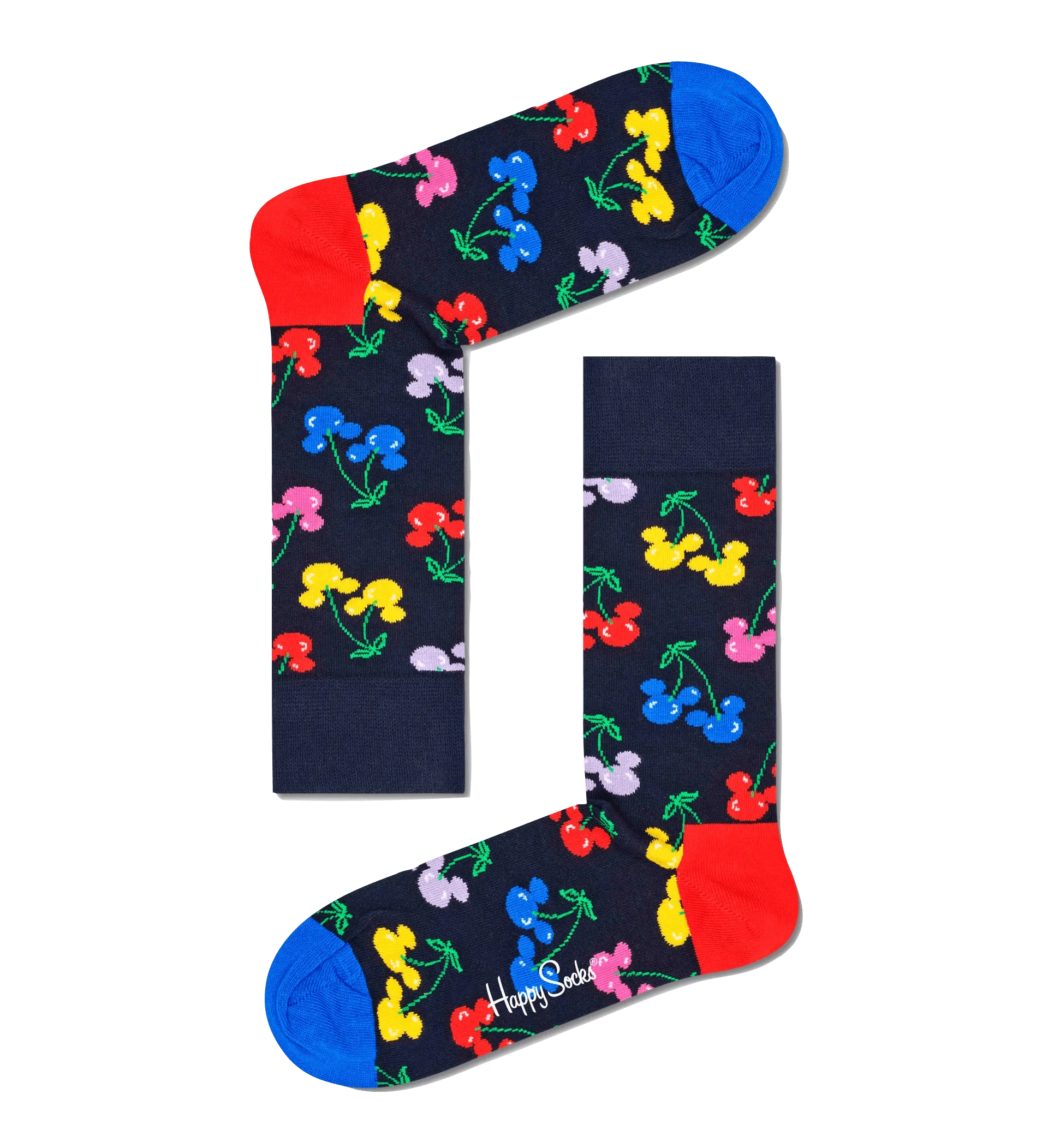 Calcetines Very Cherry Mickey - ECRU