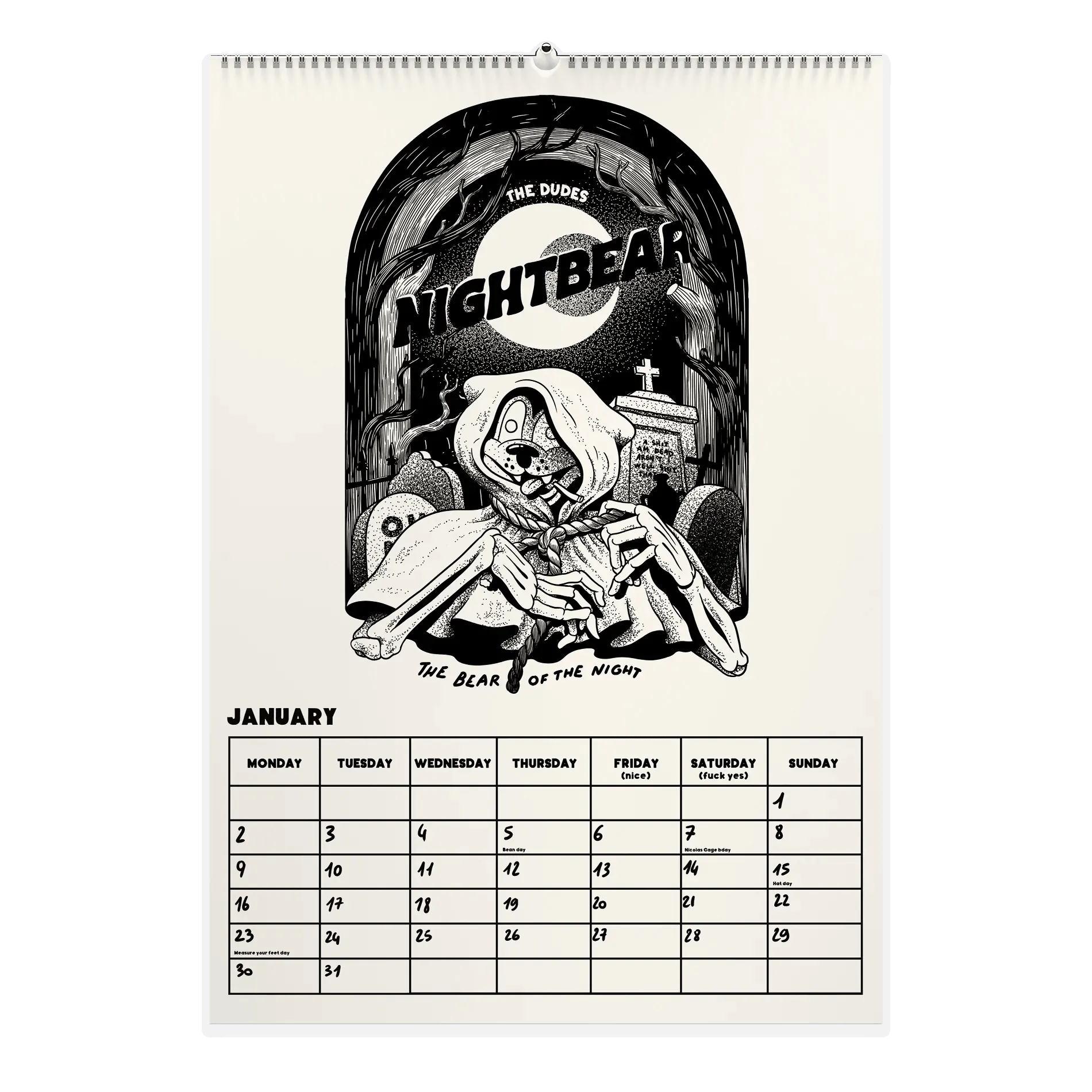 Calendario Dudes 2023 - ECRU