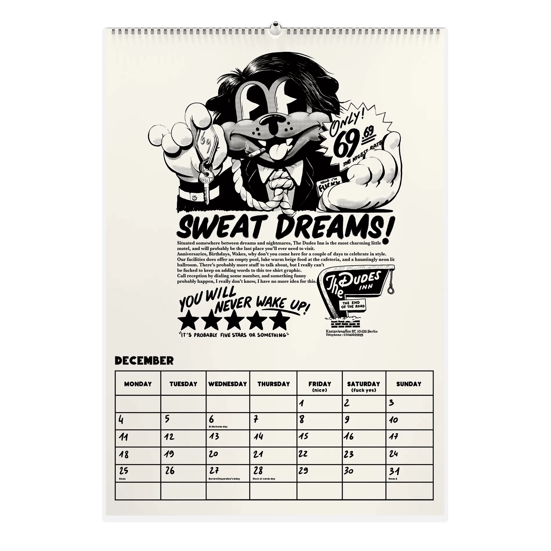 Calendario Dudes 2023 - ECRU
