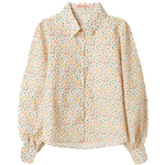 Camisa Abullonada Conejos - ECRU