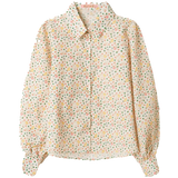 Camisa Abullonada Conejos - ECRU