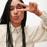 Camisa Abullonada Conejos - ECRU