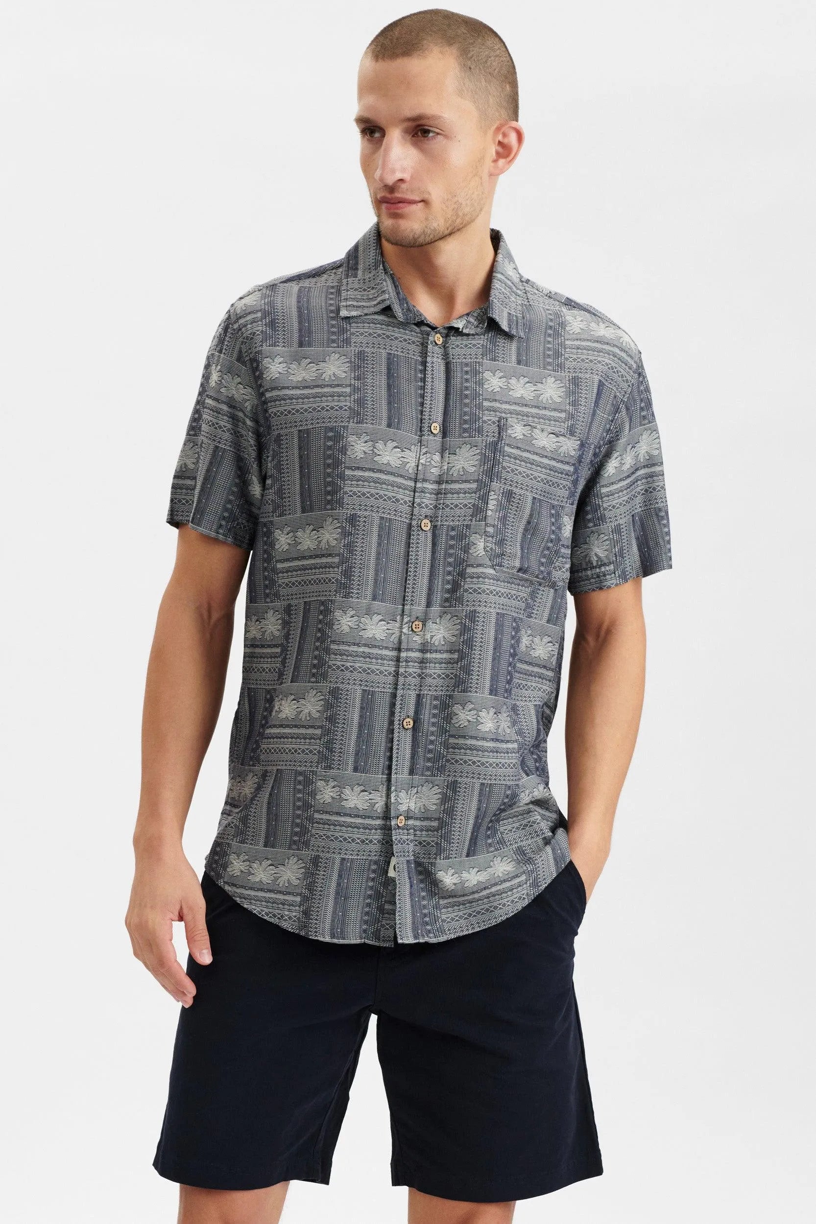 Camisa Akkian Jacquard - ECRU
