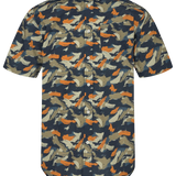 Camisa Akkian Manga Corta Red Orange - ECRU