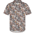 Camisa Anerkjendt Manga Corta Akleo Poplin Golden Yellow - ECRU