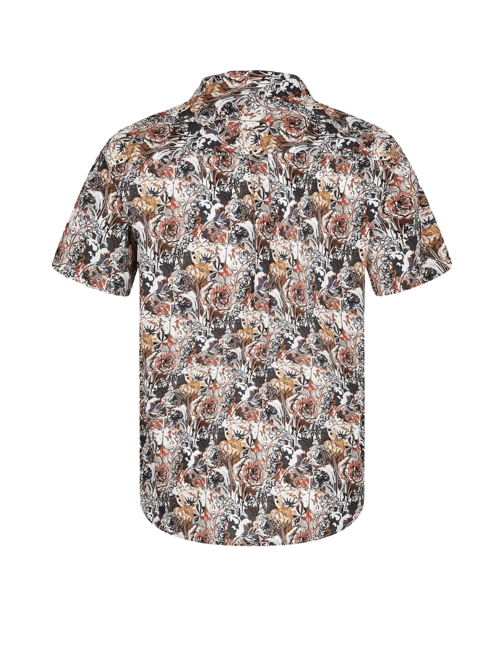 Camisa Anerkjendt Manga Corta Akleo Poplin Golden Yellow - ECRU