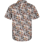 Camisa Anerkjendt Manga Corta Akleo Poplin Golden Yellow - ECRU