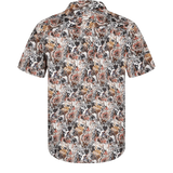 Camisa Anerkjendt Manga Corta Akleo Poplin Golden Yellow - ECRU