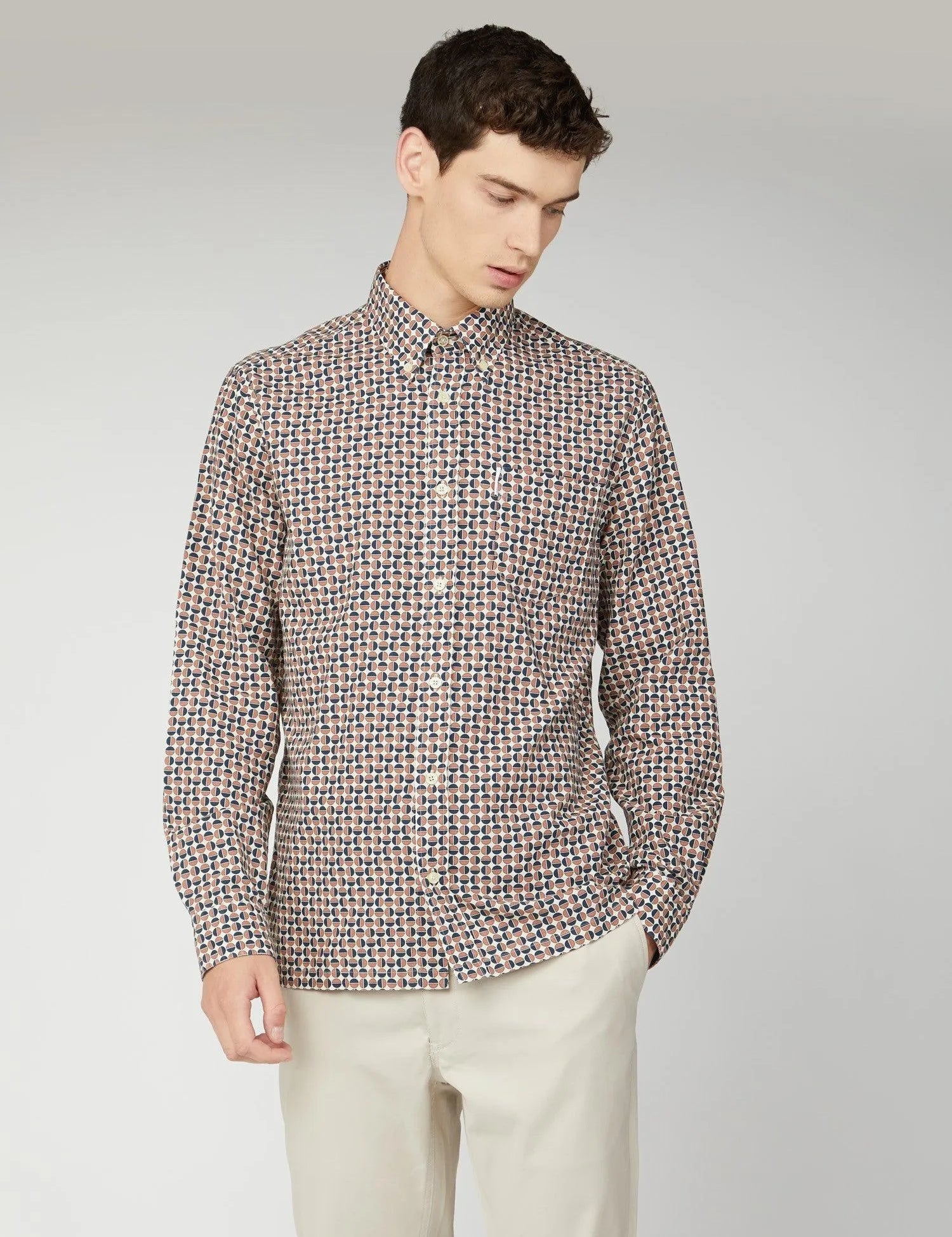 Camisa Archive 90s Print Retro - ECRU