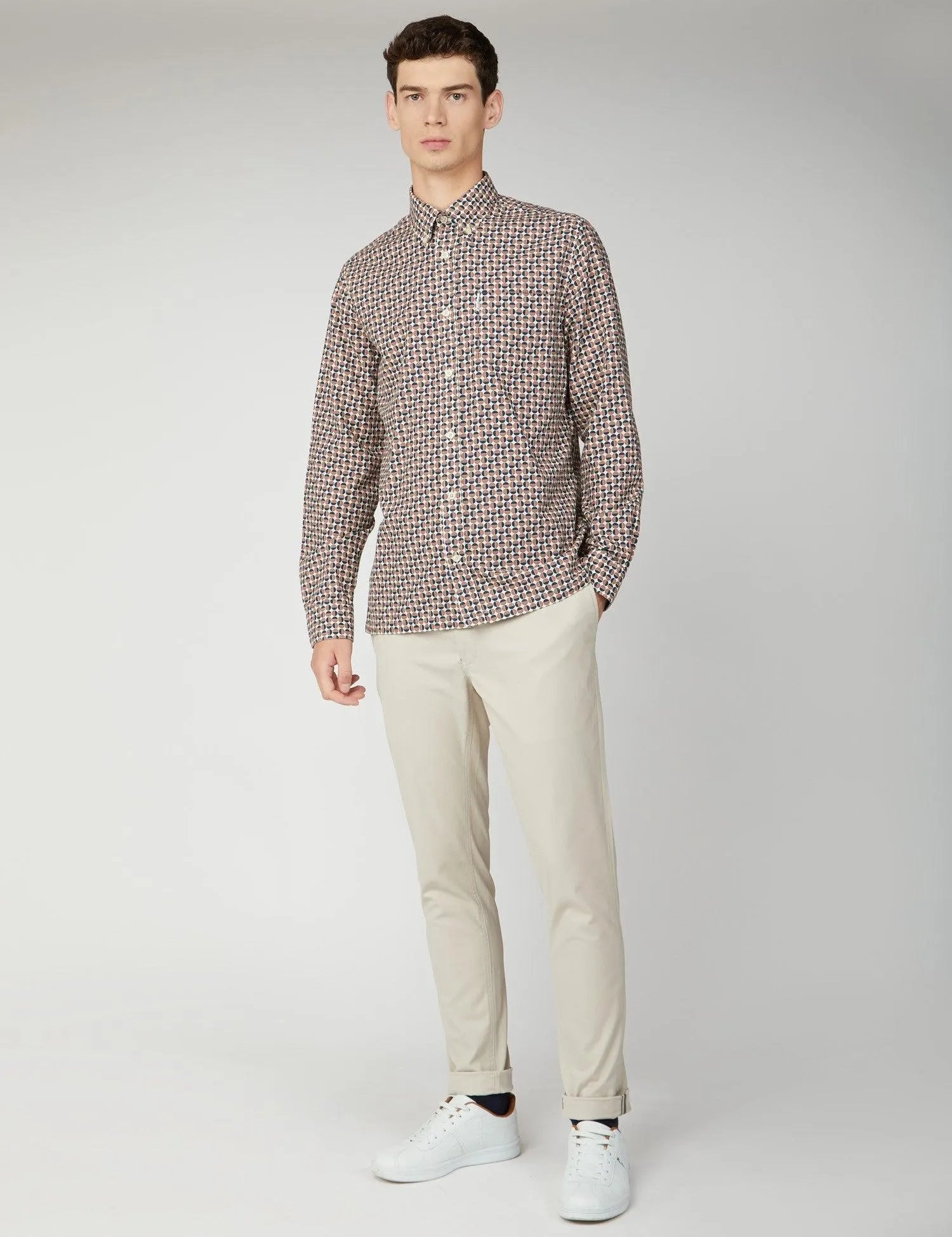 Camisa Archive 90s Print Retro - ECRU