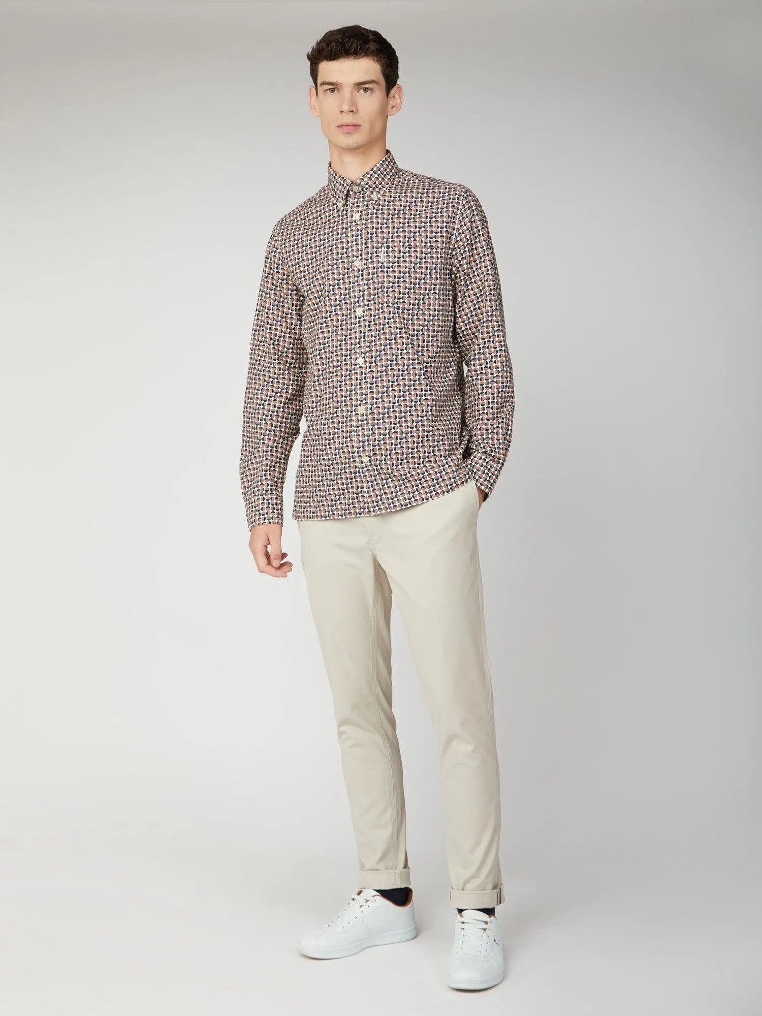 Camisa Archive 90s Print Retro - ECRU