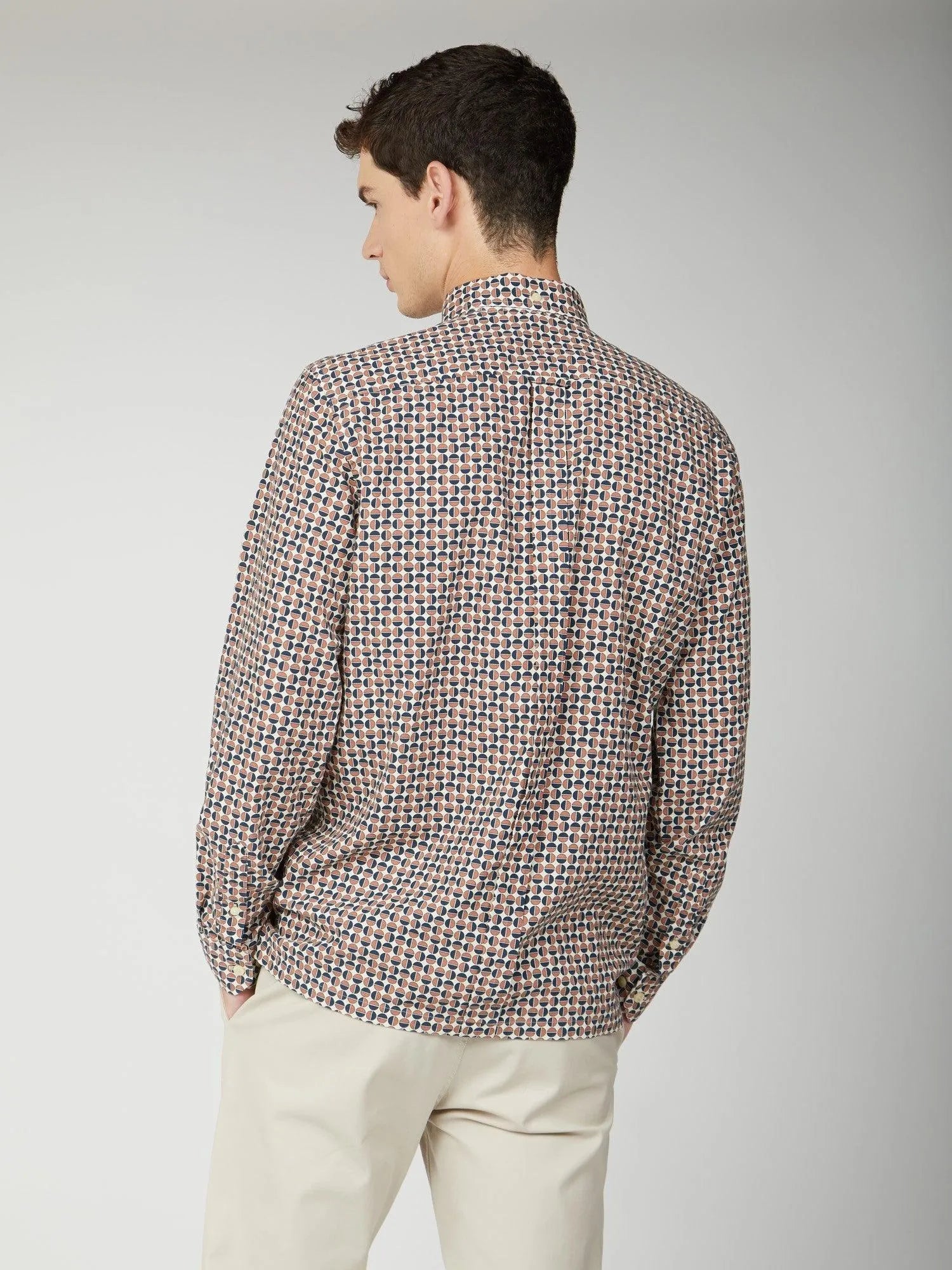 Camisa Archive 90s Print Retro - ECRU