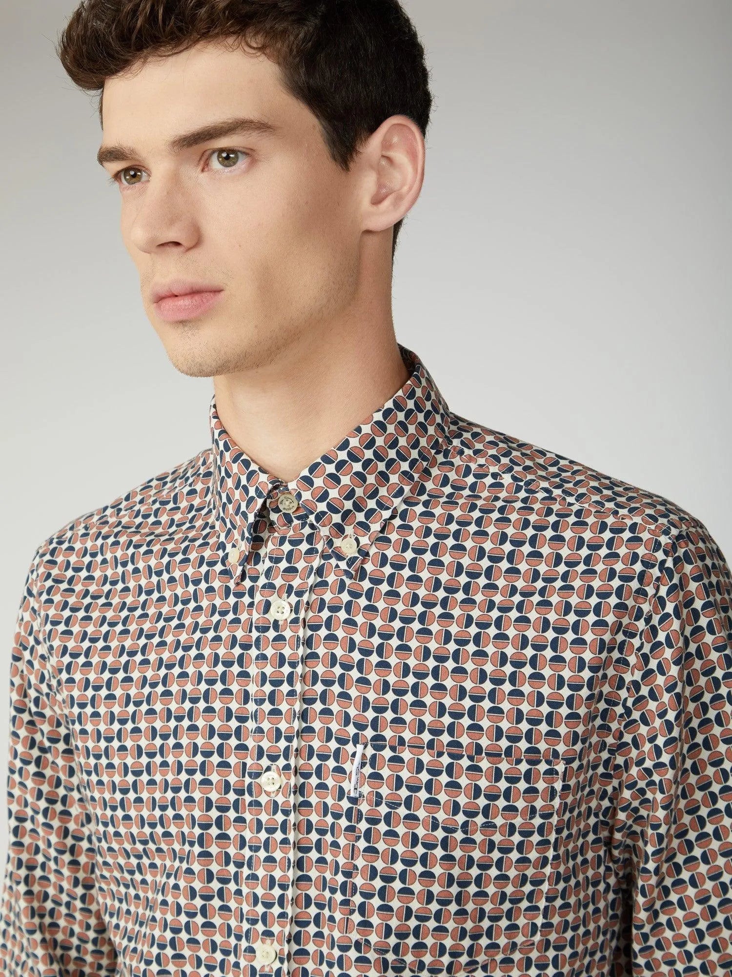 Camisa Archive 90s Print Retro - ECRU