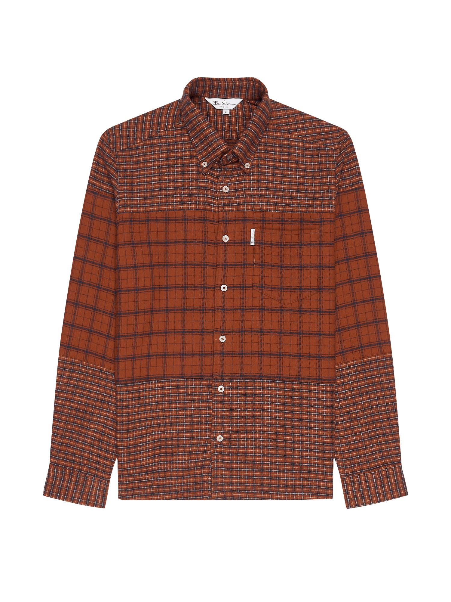Camisa Archive Double Face Check - ECRU