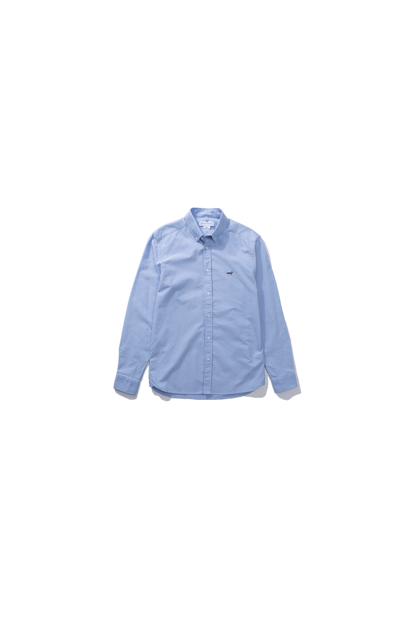 Camisa Bd shirt duck patch Light Blue Oxford - ECRU