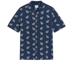 Camisa Ben Sherman Manga Corta Seersucker Paisley Print - ECRU