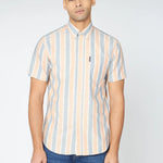 Camisa Block Stripe - ECRU