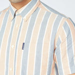 Camisa Block Stripe - ECRU