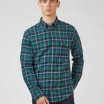 Camisa Brushed Plaid Check - ECRU