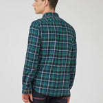 Camisa Brushed Plaid Check - ECRU