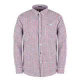 Camisa Burgundy Check - ECRU