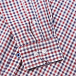 Camisa Burgundy Check - ECRU
