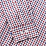 Camisa Burgundy Check - ECRU