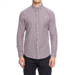 Camisa Burgundy Check - ECRU