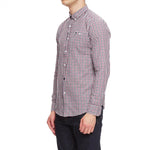 Camisa Burgundy Check - ECRU