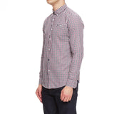 Camisa Burgundy Check - ECRU