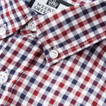 Camisa Burgundy Check - ECRU
