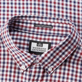 Camisa Burgundy Check - ECRU