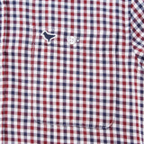 Camisa Burgundy Check - ECRU