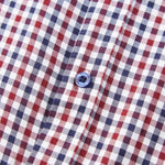 Camisa Burgundy Check - ECRU