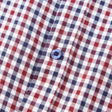 Camisa Burgundy Check - ECRU