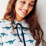 Camisa Catrina Blanco roto Happy Herbivore - ECRU