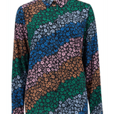 Camisa Catrina Multi Cascading Daisies - ECRU