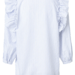 Camisa con Volante - ECRU