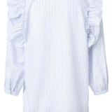 Camisa con Volante - ECRU